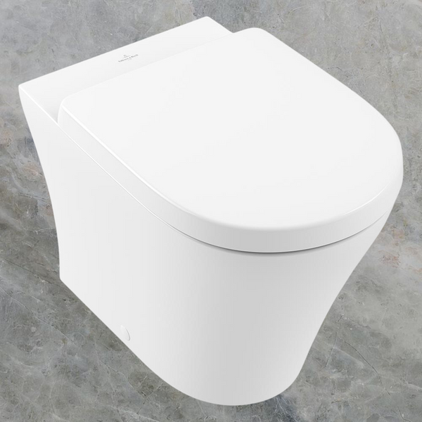 Villeroy & Boch O.Novo 2.0 DirectFlush Wall Faced Toilet Pan and Seat Alpine White