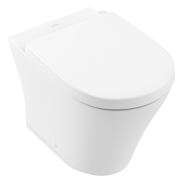 Villeroy & Boch O.Novo 2.0 DirectFlush Wall Faced Toilet Pan and Seat CeramicPlus Alpine White