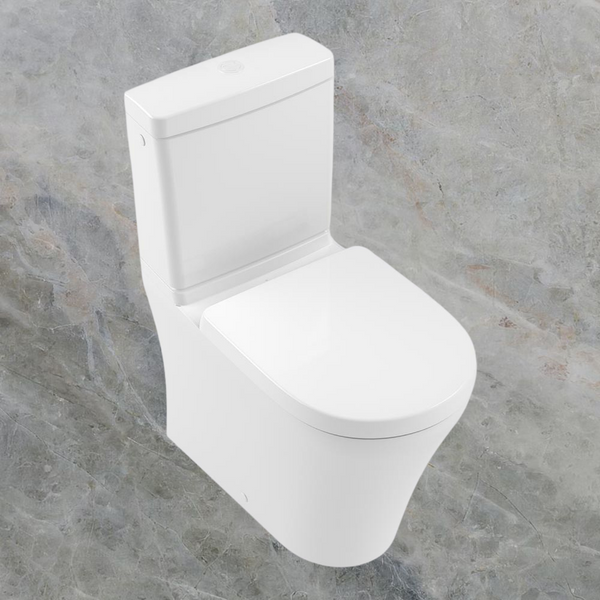 Villeroy & Boch O.Novo Style DirectFlush BTW Toilet Suite CeramicPlus Alpine White