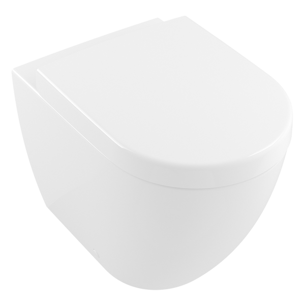 Villeroy & Boch Subway 3.0 TwistFlush Wall Faced Toilet Pan and Seat CeramicPlus Alpine White