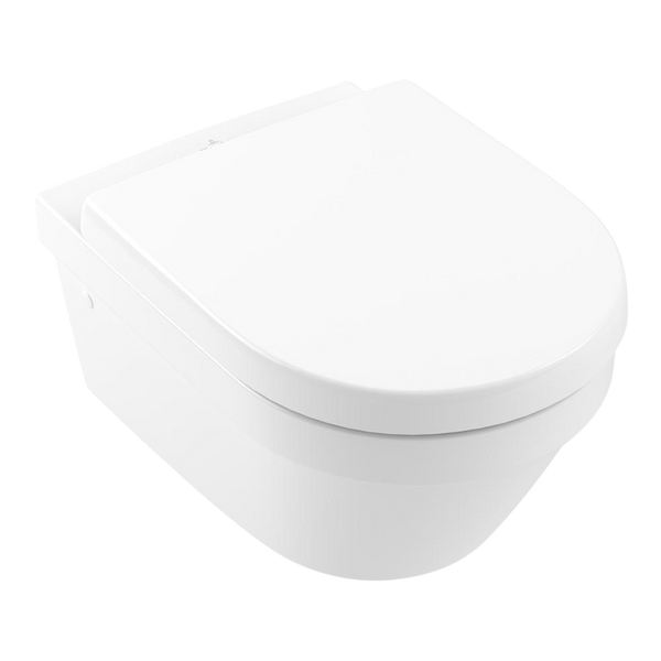 Villeroy & Boch Architectura 3.0 DirectFlush Wall Hung Toilet Pan and Seat Alpine White