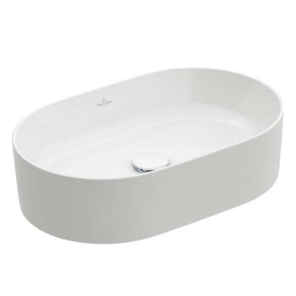 Villeroy & Boch Collaro Oval Vessel Basin Alpine White
