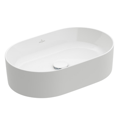 Villeroy & Boch Collaro Oval Vessel Basin Stone White