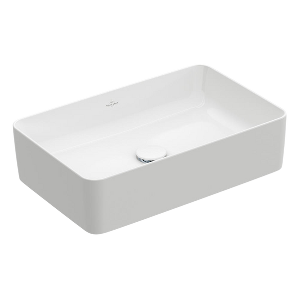 Villeroy & Boch Collaro Rectangular Vessel Basin Stone White