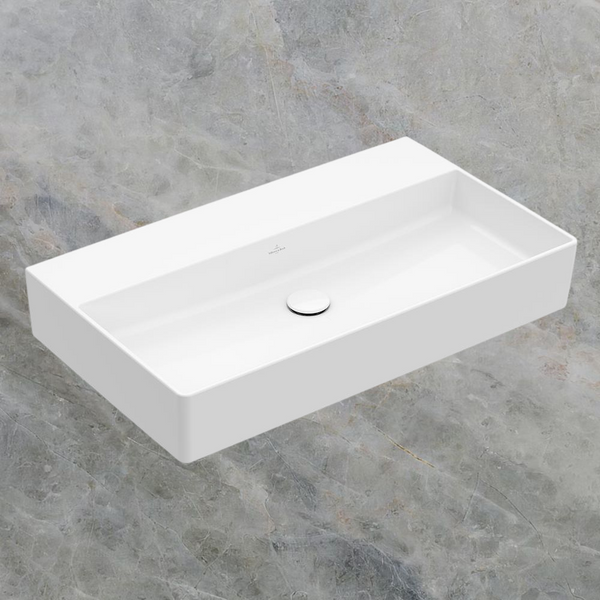 Villeroy & Boch Memento 2.0 800mm Rectangular Wall Hung Basin Alpine White