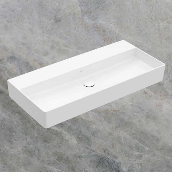 Villeroy & Boch Memento 2.0 1000mm Rectangular Wall Hung Basin Alpine White