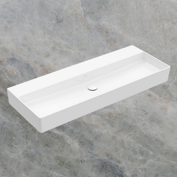 Villeroy & Boch Memento 2.0 1200mm Rectangular Wall Hung Basin Alpine White