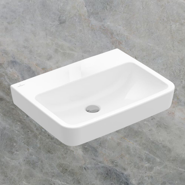 Villeroy & Boch O.Novo 2.0 550mm Rectangular Wall Hung Basin Alpine White