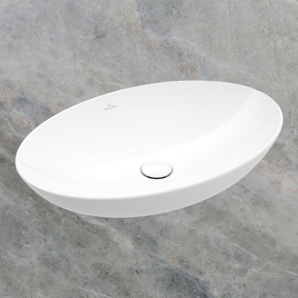 Villeroy & Boch Loop Slim 560mm Oval Vessel Basin White