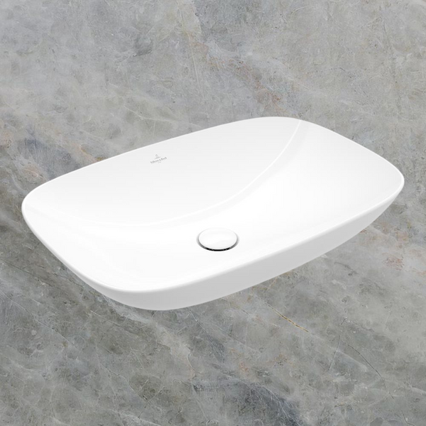 Villeroy & Boch Loop Slim 560mm Rectangular Vessel Basin White