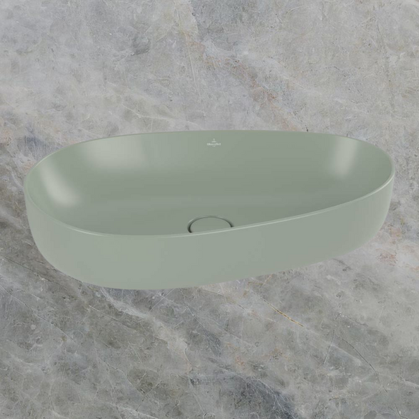 Villeroy & Boch Antao 650mm Vessel Basin Morning Green
