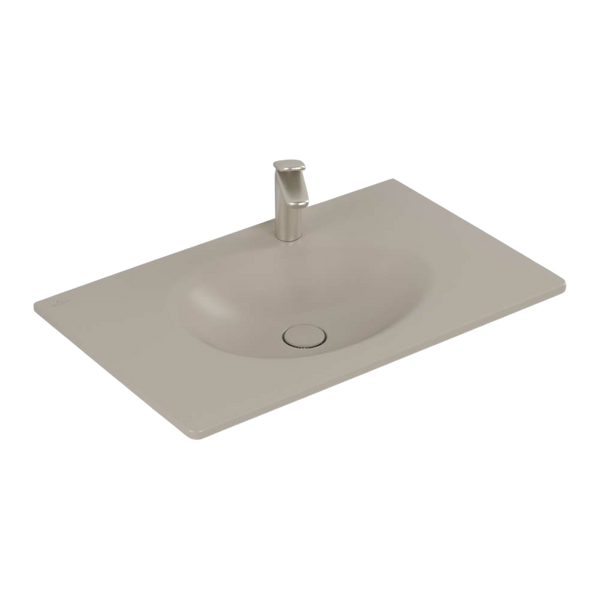 Villeroy & Boch Antao 800mm Wall Hung Basin 1 Tap Hole Almond