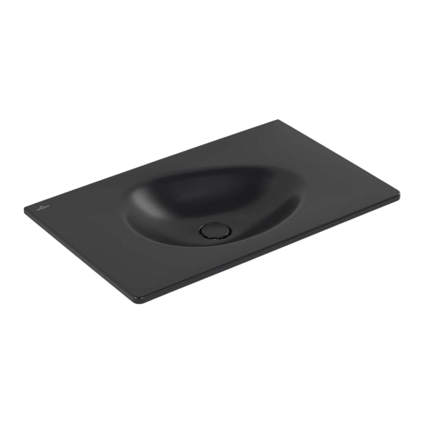 Villeroy & Boch Antao 800mm Wall Hung Basin Pure Black