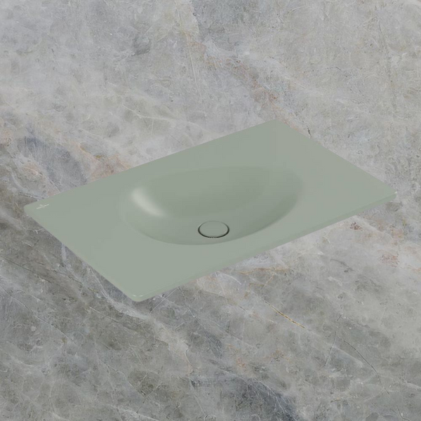 Villeroy & Boch Antao 800mm Wall Hung Basin Morning Green
