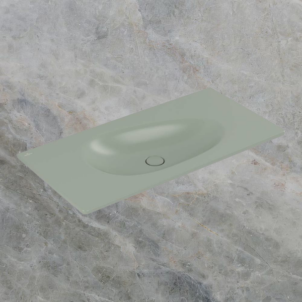 Villeroy & Boch Antao 1000mm Wall Hung Basin Morning Green