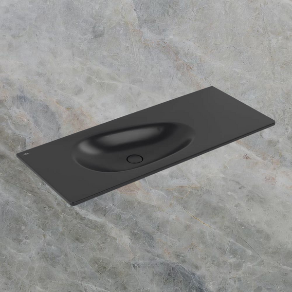 Villeroy & Boch Antao 1200mm Wall Hung Basin Pure Black