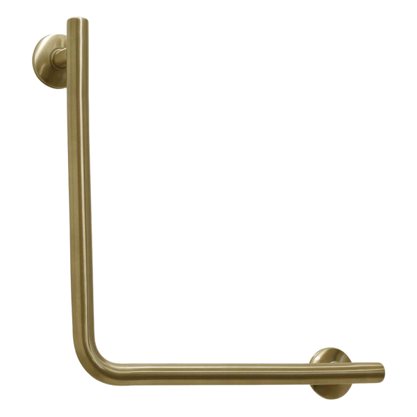 Argent Advantage Designer 450x450mm 90 degree Rail Brushed Gold