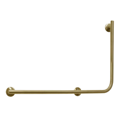 Argent Advantage Designer 600x960mm Left Hand 90 Degree Rail Brushed Gold