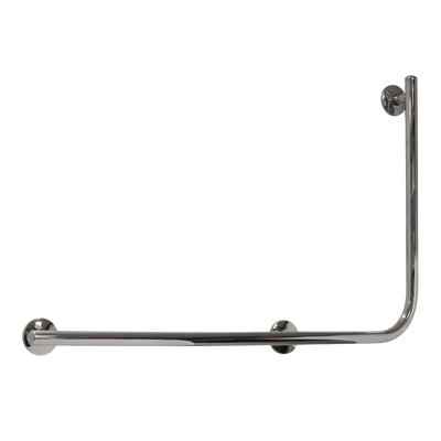 Argent Advantage Designer 600x960mm Left Hand 90 Degree Rail High Stainless Steel