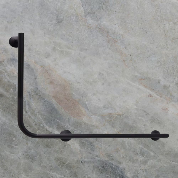 Argent Advantage Designer 600x960mm Right Hand 90 Degree Rail Matte Black