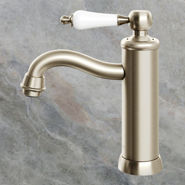 Villeroy & Boch Avia 2.0 Basin Mixer Ceramic Lever Brushed Nickel Lead Free