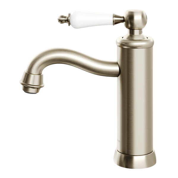 Villeroy & Boch Avia 2.0 Basin Mixer Ceramic Lever Brushed Nickel Lead Free