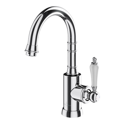 Villeroy & Boch Avia 2.0 Gooseneck Basin Mixer Ceramic Lever Chrome Lead Free