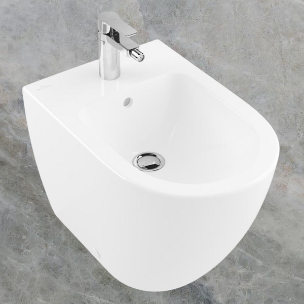 Villeroy & Boch Subway 2.0 Wall Faced Bidet 1 Tap Hole Alpine White