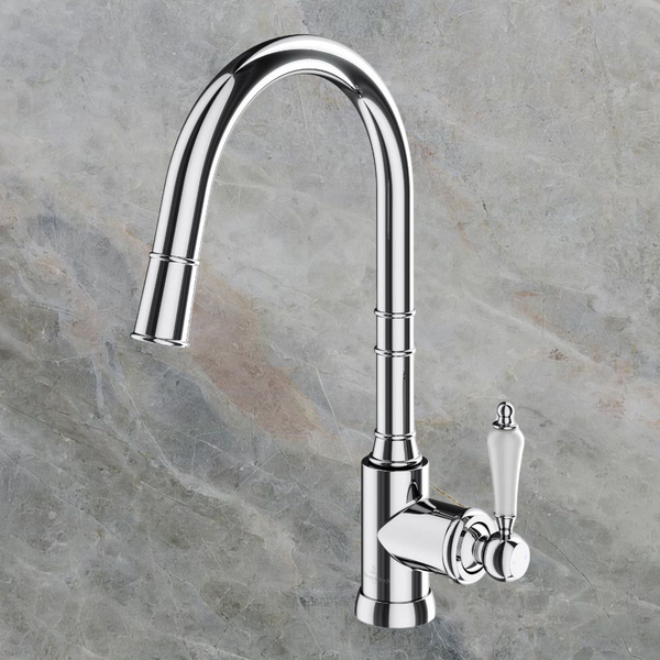 Villeroy & Boch Avia 2.0 Kitchen Mixer Pull Out Spray Ceramic Lever Chrome Lead Free