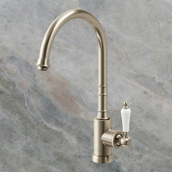 Villeroy & Boch Avia 2.0 Kitchen Mixer Ceramic Lever Brushed Nickel Lead Free