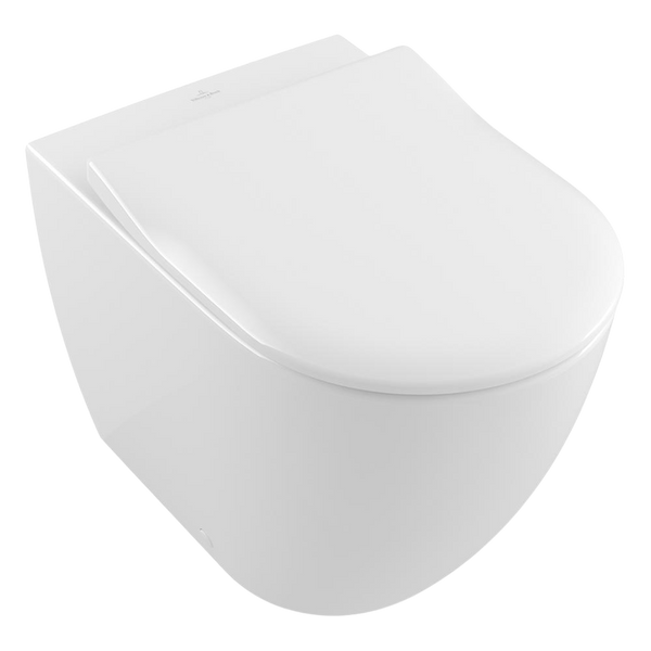Villeroy & Boch Subway 2.0 DirectFlush Wall Faced Toilet Pan with Slim Seat Alpine White