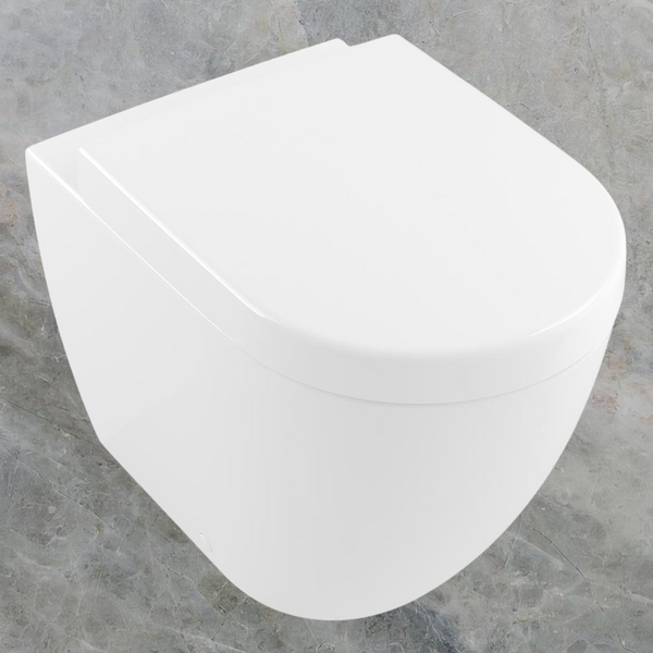 Villeroy & Boch Subway 2.0 DirectFlush Wall Faced Toilet Pan and Seat Alpine White