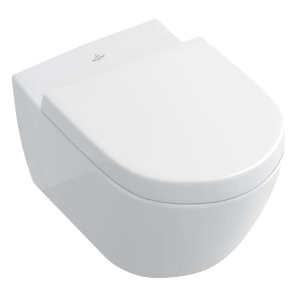 Villeroy & Boch Subway 2.0 DirectFlush Wall Hung Toilet Pan and Seat Alpine White