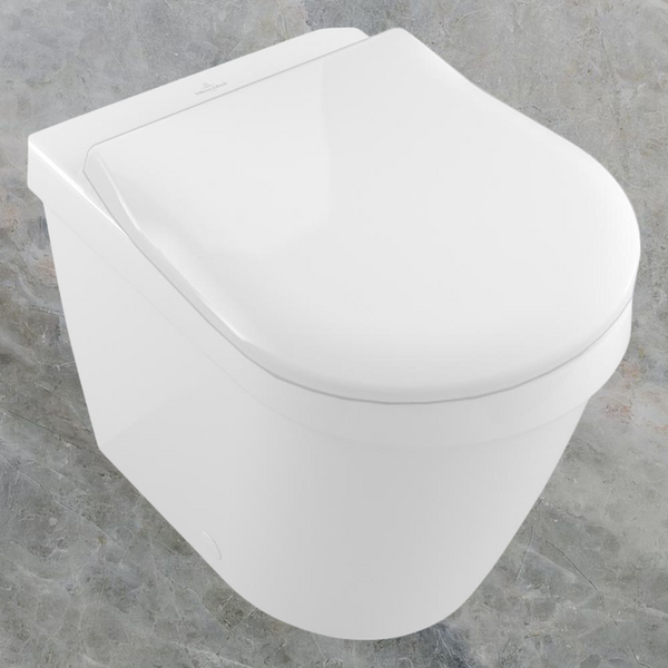 Villeroy & Boch Architectura 2.0 DirectFlush Wall Faced Toilet Pan with Slim Seat Alpine White