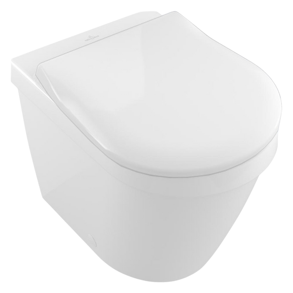 Villeroy & Boch Architectura 2.0 DirectFlush Wall Faced Toilet Pan with Slim Seat CeramicPlus Alpine White