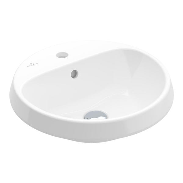Villeroy & Boch Architectura 2.0 450mm Round Drop In Basin with Overflow 1 Tap Hole Alpine White