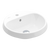 Villeroy & Boch Architectura 2.0 450mm Round Drop In Basin with Overflow 1 Tap Hole Alpine White