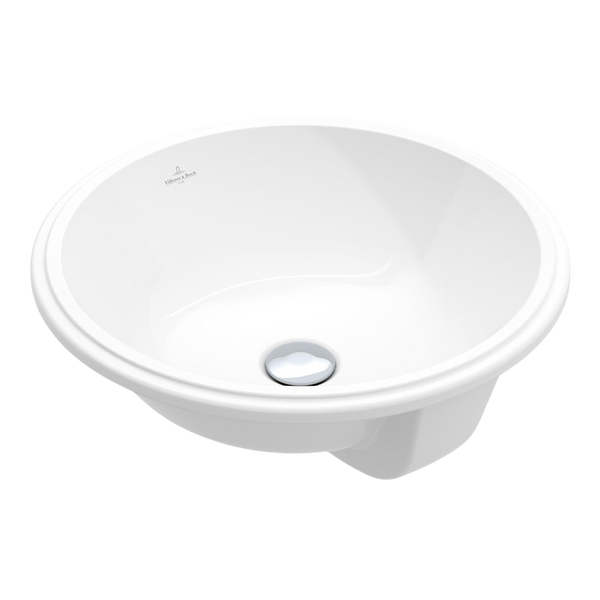 Villeroy & Boch Architectura 2.0 400mm Round Under Counter Basin with Overflow Alpine White