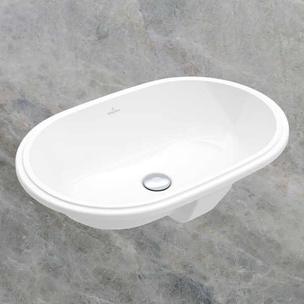 Villeroy & Boch Architectura 2.0 570mm Oval Under Counter Basin with Overflow Alpine White