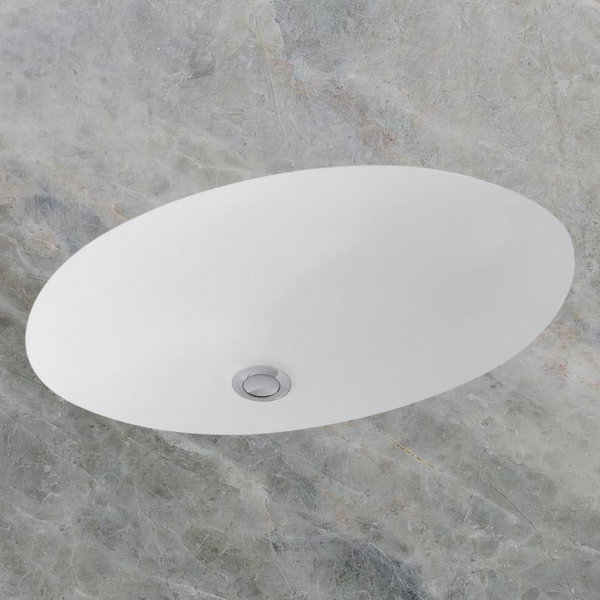 Villeroy & Boch Evana 500mm Oval Under Counter Basin with Overflow Alpine White