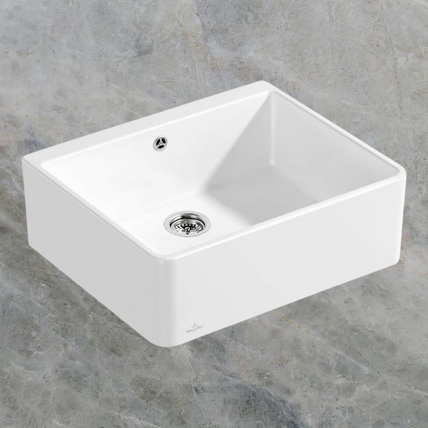 Villeroy & Boch Subway Butler 60X 595mm Rectangular Sink with Overflow Alpine White