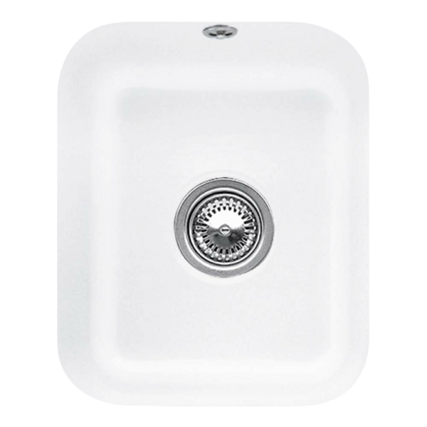 Villeroy & Boch Cisterna 45 370mm Rectangular Under Counter Sink with Overflow Stone White