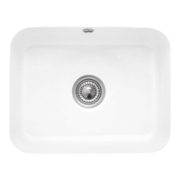 Villeroy & Boch Cisterna 60C 550mm Rectangular Under Counter Sink with Overflow Alpine White