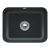 Villeroy & Boch Cisterna 60C 550mm Rectangular Under Counter Sink with Overflow Pure Black