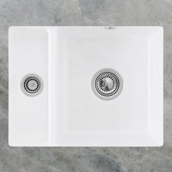 Villeroy & Boch Subway XU 545mm Rectangular 1 and 1/3 Under Counter Sink with Overflow Stone White