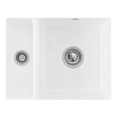 Villeroy & Boch Subway XU 545mm Rectangular 1 and 1/3 Under Counter Sink with Overflow Stone White