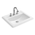 Villeroy & Boch Hommage 630mm Rectangular Drop In Basin with Overflow 1 Tap Hole Alpine White