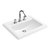 Villeroy & Boch Hommage 630mm Rectangular Drop In Basin with Overflow 3 Tap Holes CeramicPlus Alpine White