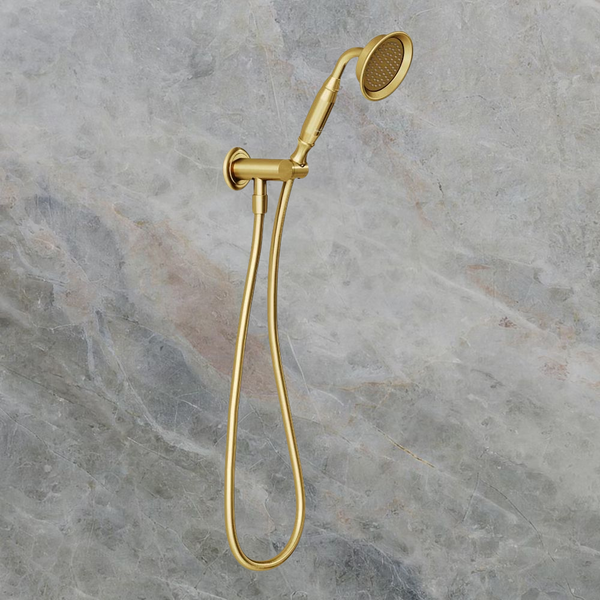 Villeroy & Boch Avia 2.0 Adjustable Hook & Union Shower Set Brushed Gold
