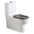 Argent Alto Plus BTW Bottom Entry Toilet Suite White